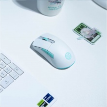 华硕(ASUS)天选游戏mini鼠标 无线三模 轻量化65g 对称手型 FPS英雄联盟LOL吃鸡鼠标 12000DPI RGB 月耀白