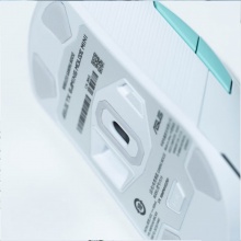 华硕(ASUS)天选游戏mini鼠标 无线三模 轻量化65g 对称手型 FPS英雄联盟LOL吃鸡鼠标 12000DPI RGB 月耀白