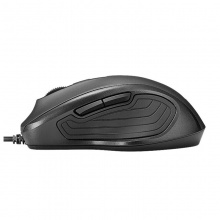 华硕(ASUS) UX300PRO 有线鼠标 办公鼠标 USB鼠标即插即用 DPI四挡可调 黑色