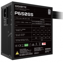 技嘉（GIGABYTE）斗战S/S W/W ATX. PLUS 银牌直出台式机电源 GP-P650SS