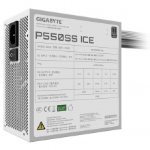 技嘉（GIGABYTE）斗战/ ICE ATX. PLUS银牌直出 纯白雪装台式机电源 GP-P550SS ICE