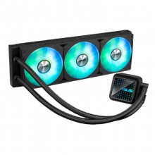 华硕（ASUS）PRIME 大师 360 ARGB一体式CPU水冷散热器 高性能水泵/无限镜可替换铭板/预装高性能ARGB风扇