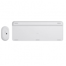 罗技（Logitech）MK470无线键鼠套装 无线键盘鼠标套装 电脑静音薄膜键盘办公差旅超薄便携紧凑 即插即用 全尺寸 MK470 白色