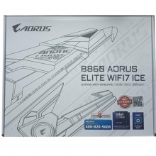 技嘉B860 AORUS ELITE WF7 ICE主板 (Intel B860/LGA 1851）