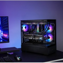 华硕(ASUS)彗星  SI-A01 海景房机箱 黑色 支持M-ATX