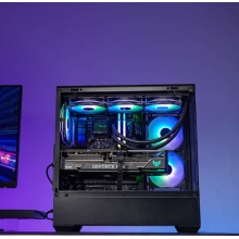 华硕(ASUS)彗星  SI-A01 海景房机箱 黑色 支持M-ATX