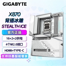 技嘉（GIGABYTE）X870 A STEALTH ICE主板