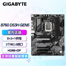 技嘉（GIGABYTE）B760 DS3H GEN5主板