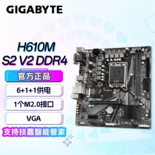 技嘉（GIGABYTE） H610M S2 V2 主板 DDR4
