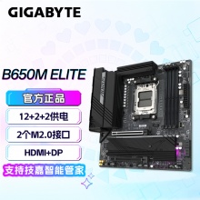 技嘉（GIGABYTE）小雕 B650M AORUS ELITE 主板DDR5